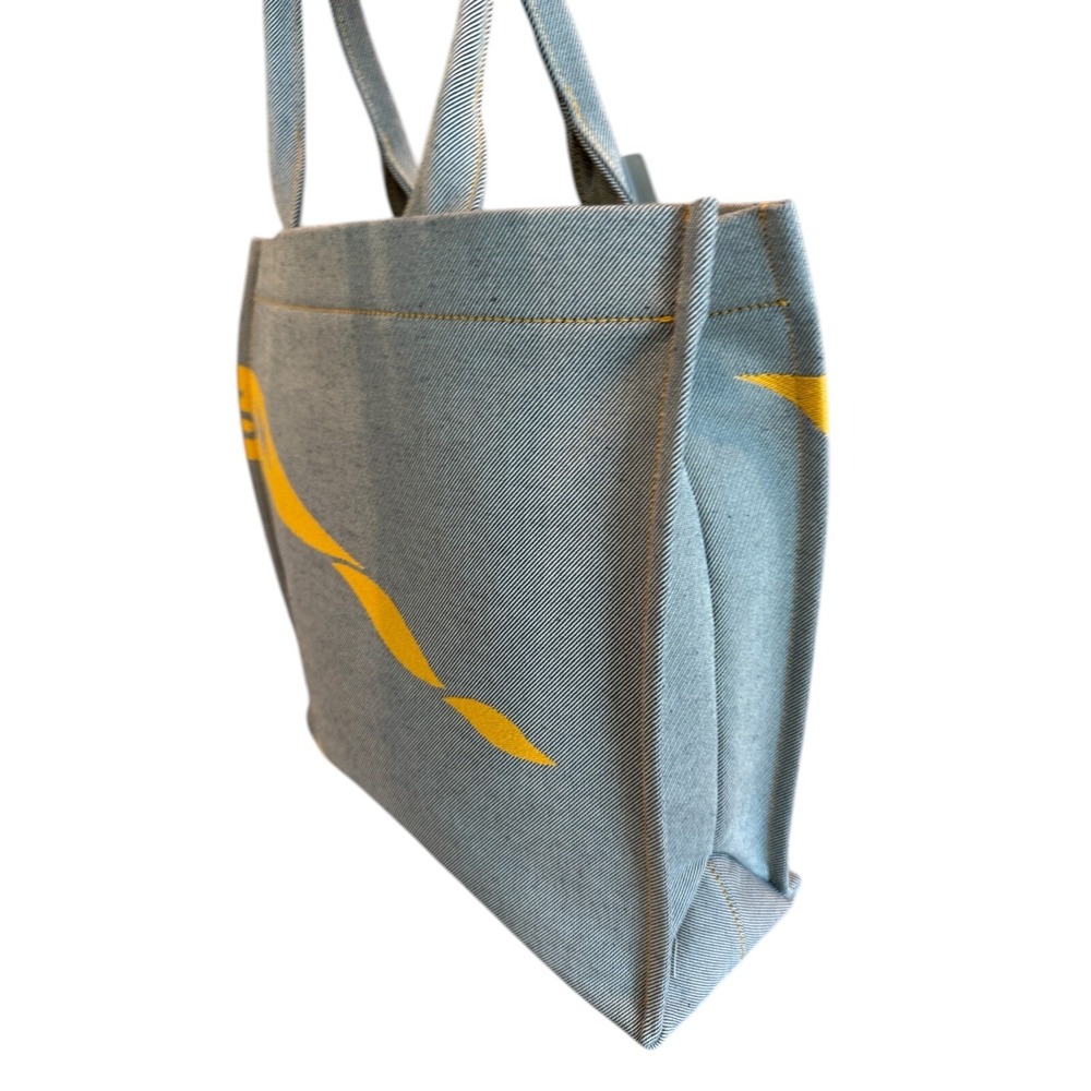 Burberry Unisex Cotton LL EKD Tote in Sunflower, large, with graphic, 8090858 - Picture 6 of 13